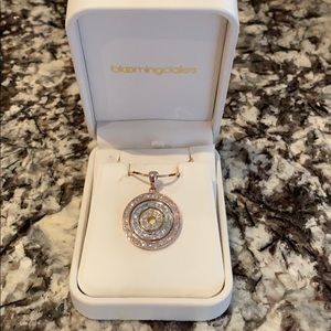 RARE!…Vintage Tri-colored diamond pendant